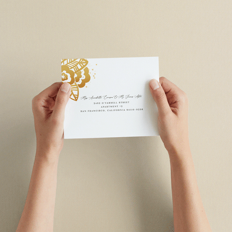 "Sparks" - Savvy Wedding Invitations in Sunshine by Corie Page - How it works