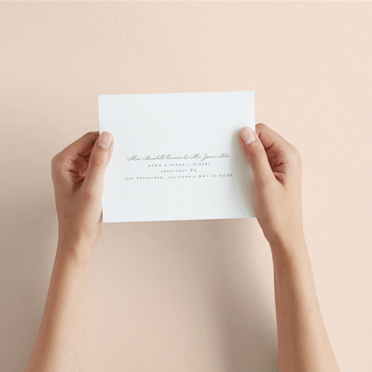 "Grace" - Savvy Wedding Invitations in Porcelain by Leah Bisch - How it works