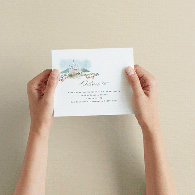 "Disney's Once Upon In a Dream" - Savvy Wedding Invitations in Spring by Petra Kern - How it works