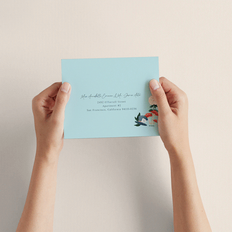 "Disney's Alice In Wonderland Garden Tea Party" - Savvy Wedding Invitations in Evening by Elly - How it works