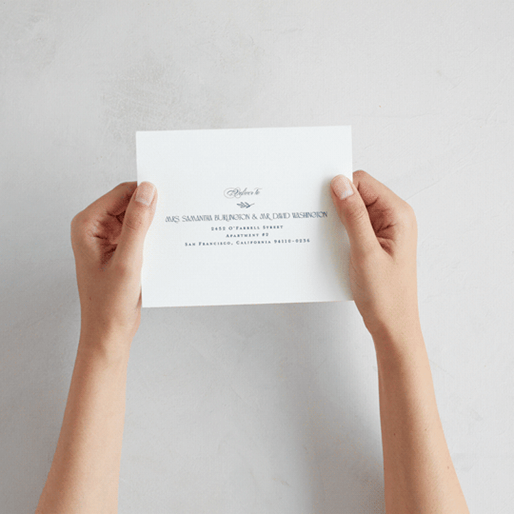 "Arched Monogram" - Savvy Wedding Invitations in Ecru by Erica Krystek - How it works