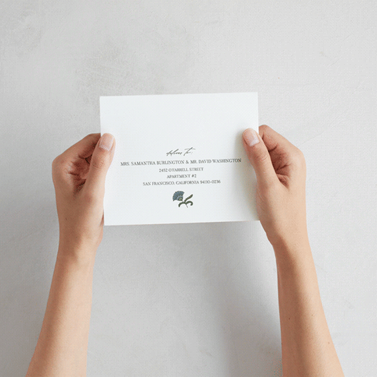 "century" - Savvy Wedding Invitations in Robin's Egg by Jen Owens - How it works