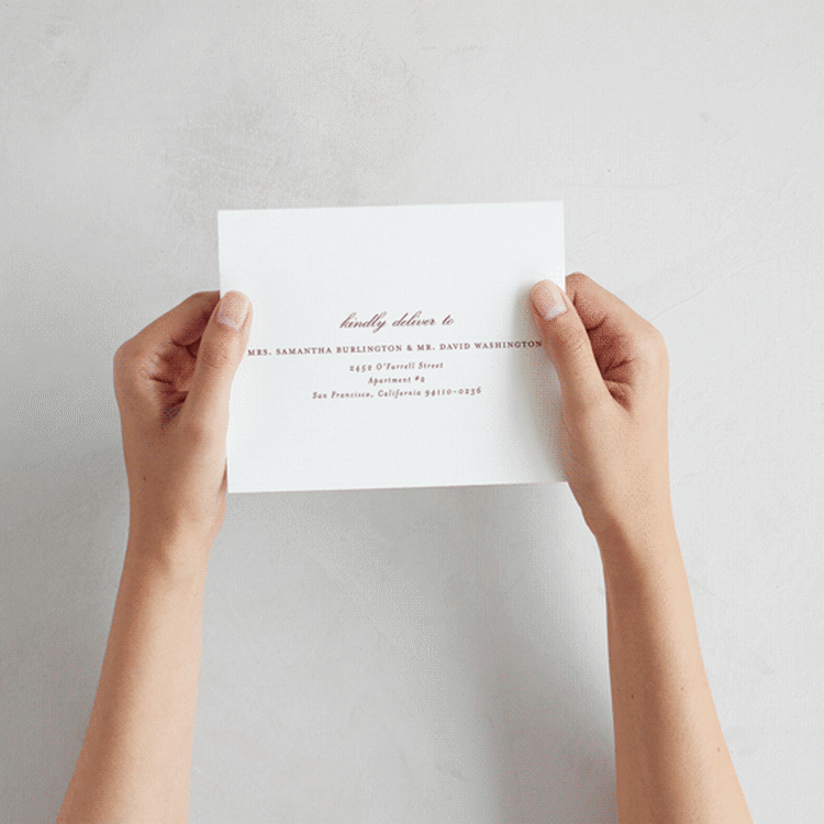 "Chantilly" - Savvy Wedding Invitations in Mauve by Erica Krystek - How it works