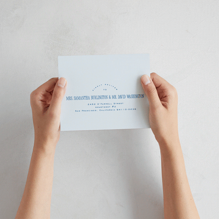 "Riviera" - Savvy Wedding Invitations in Ocean by Kelly Schmidt - How it works