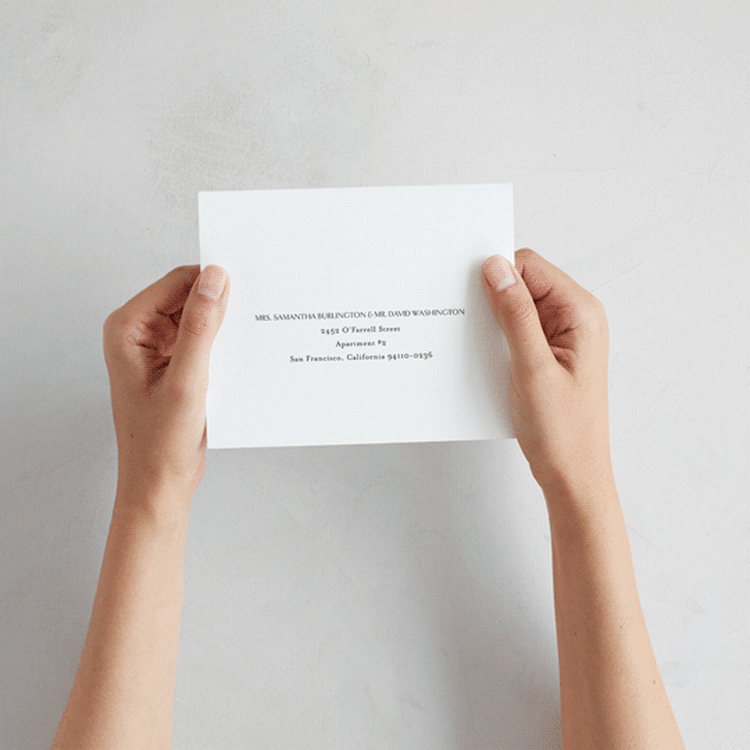"Graceful" - Savvy Wedding Invitations in Onyx by Jennifer Postorino - How it works