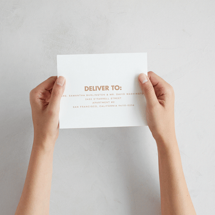 "Sienna" - Savvy Wedding Invitations in Salmon by Ellen Schlegelmilch - How it works