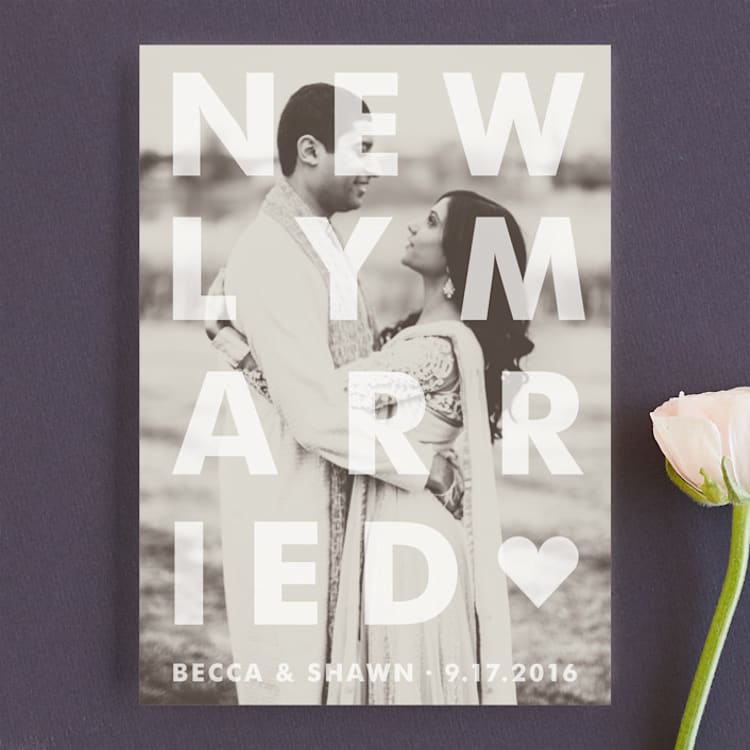 "Etched" - Wedding Announcements in Frosted by Jack Knoebber - Front