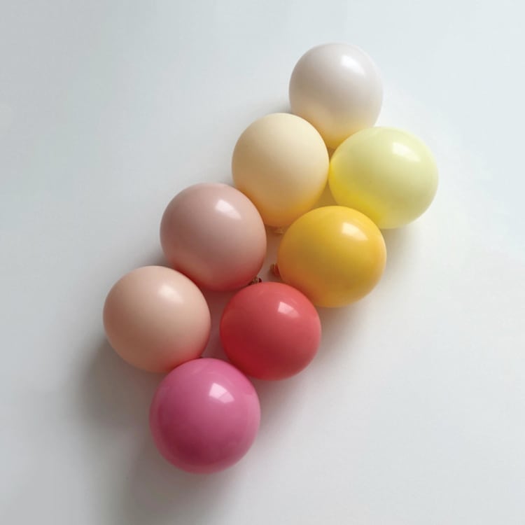"Sophia Balloon Garland Premium Kit (8-10ft)" - Party Balloons in pink by PopFestCo