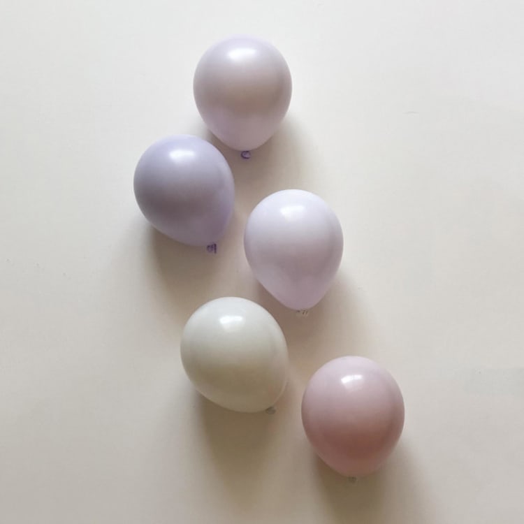 "Lavender Dream Balloon Garland Luxury Kit (10-12ft)" - Party Balloons in purple by PopFestCo