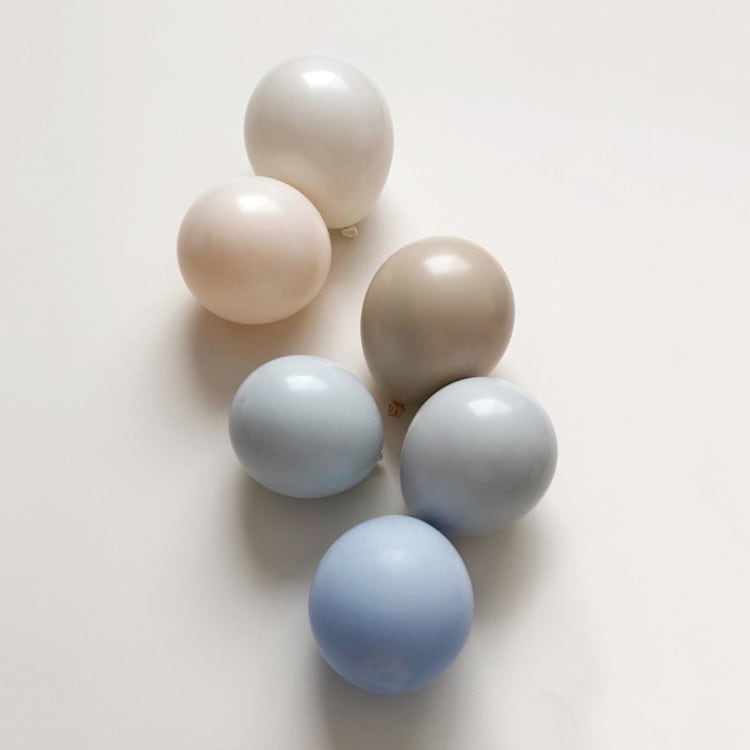 "Neutral Balloon Garland Premium Kit (8-10ft)" - Party Balloons in multicolorassorted-colors by PopFestCo