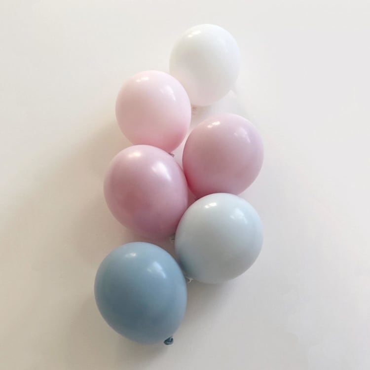 "Oh Baby Balloon Garland Premium Kit (8-10ft)" - Party Balloons in multicolorassorted-colors by PopFestCo