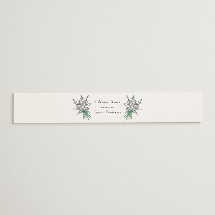 "Tied Bouquet" - Bridal Shower in Lawn by mo kelley - Front
