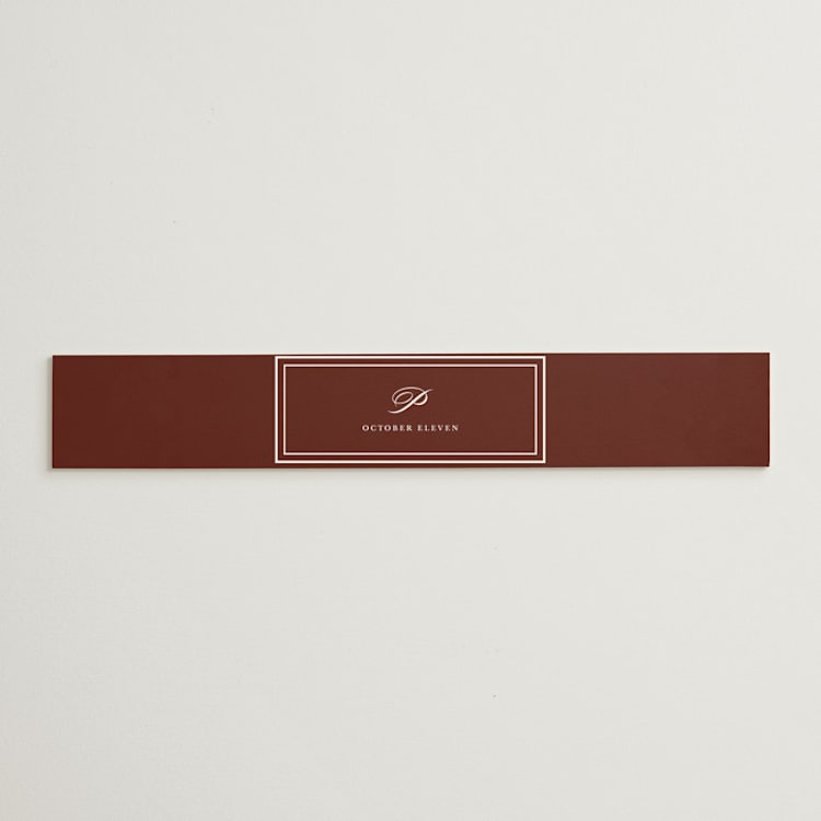 "East Coast Formal" - Bridal Shower in Mahogany by Katie Ylinen - Front