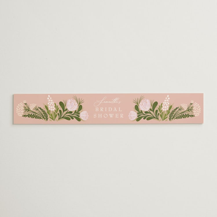 "Floral Harvest" - Bridal Shower in Rose by Paper Sun Studio - Front