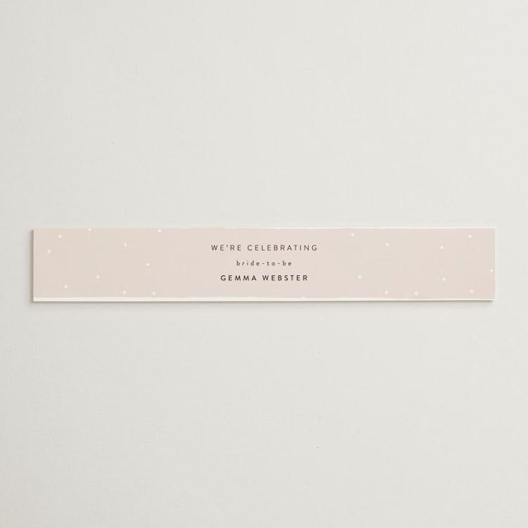 "Brunch for the bride" - Bridal Shower in Blush by Lea Delaveris - Front