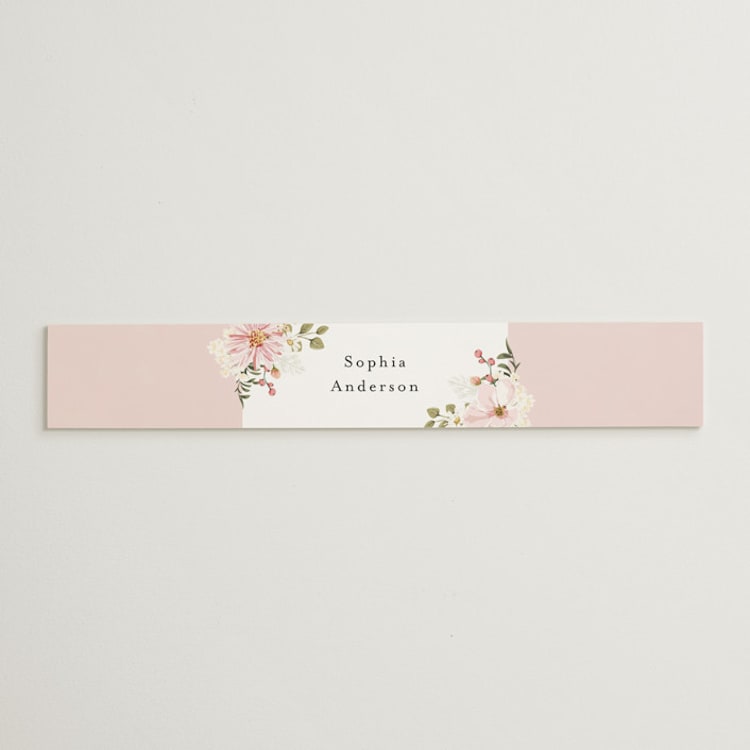 "Floral Arch" - Bridal Shower in Blush by Susan Moyal - Front