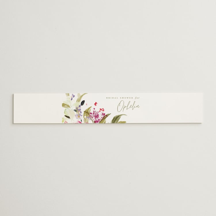 "Garden Floral Dash" - Bridal Shower in Confetti by Grace Kreinbrink - Front