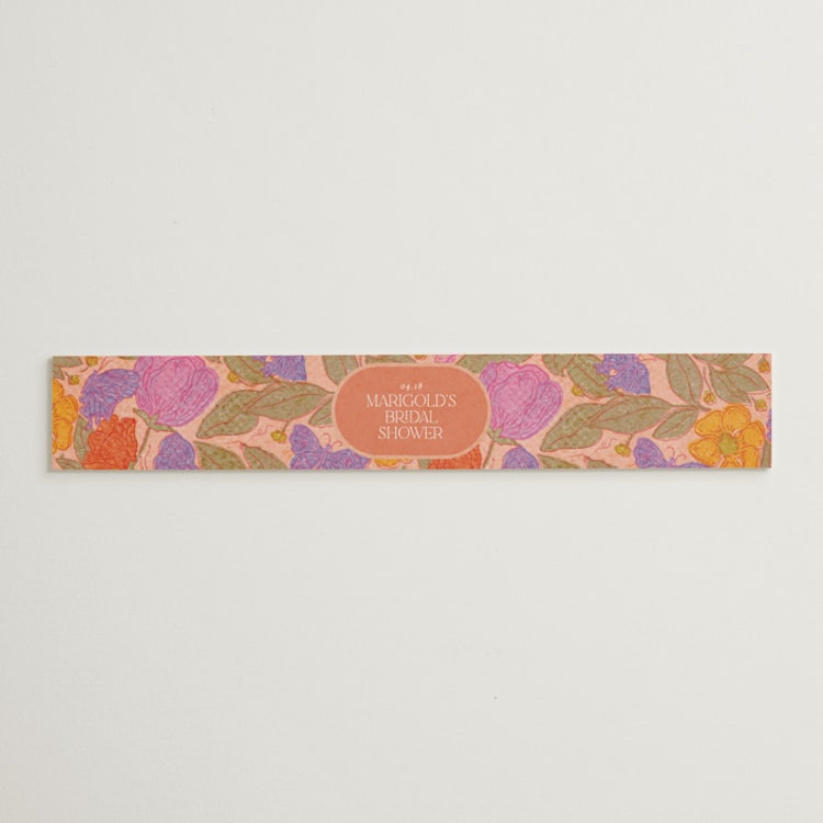 "Vintage Garden" - Bridal Shower in Peach by Simona Camp - Front