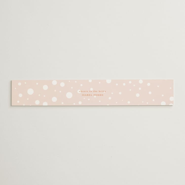 "Flower Cheers" - Bridal Shower in Blush by Baumbirdy - Front