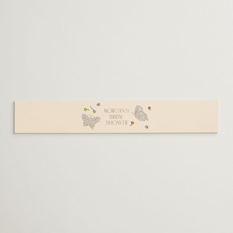 "Gilded Butterfly Garden" - Bridal Shower in Ivory by Simona Camp - Front