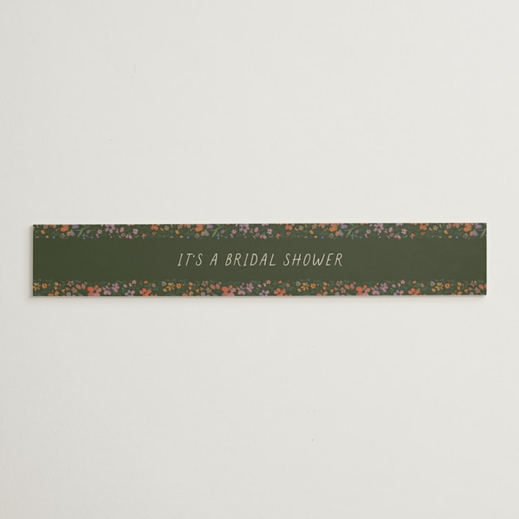"Wildflowers" - Bridal Shower in Confetti by 2birdstone - Front