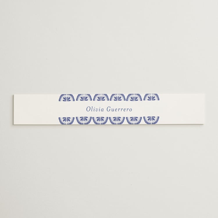 "Talavera" - Bridal Shower in Azure by Lagniappe Paper - Front