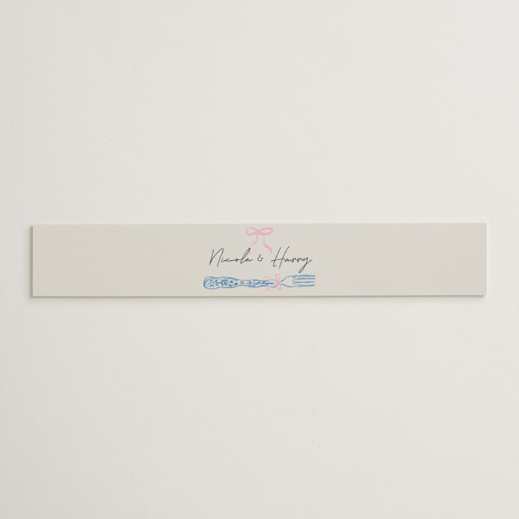 "Wine & Dine" - Bridal Shower in Porcelain by Elly - Front