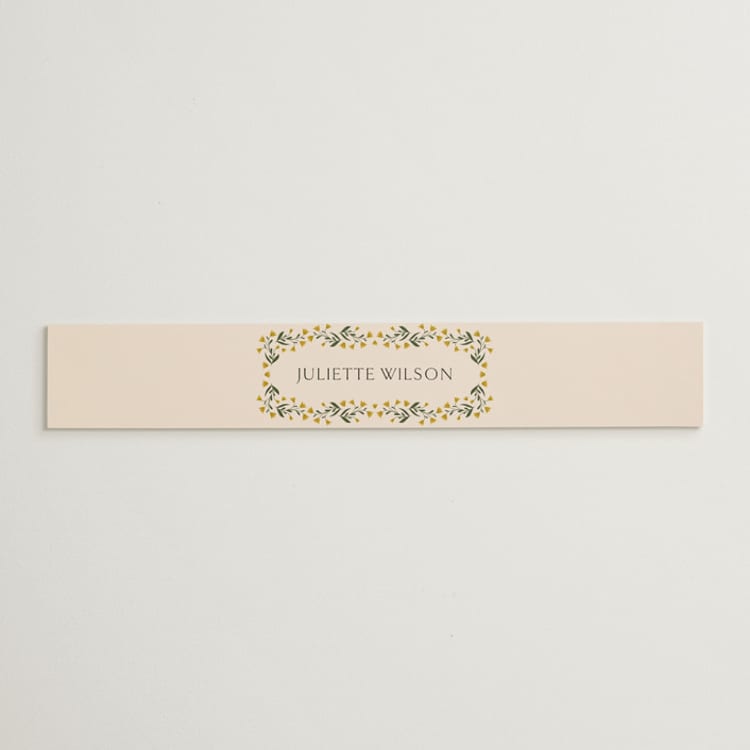 "floral frame" - Bridal Shower in Marigold by Iveta Angelova - Front