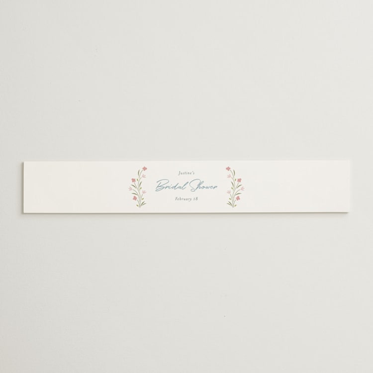 "Mai Tai" - Bridal Shower in Orchid by letterfix - Front