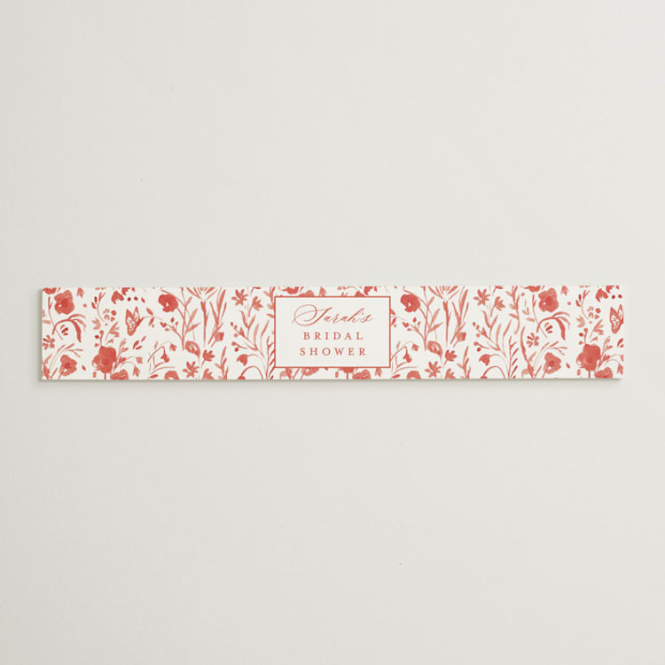 "Romantic Fields" - Bridal Shower in Scarlet by Teju Reval - Front