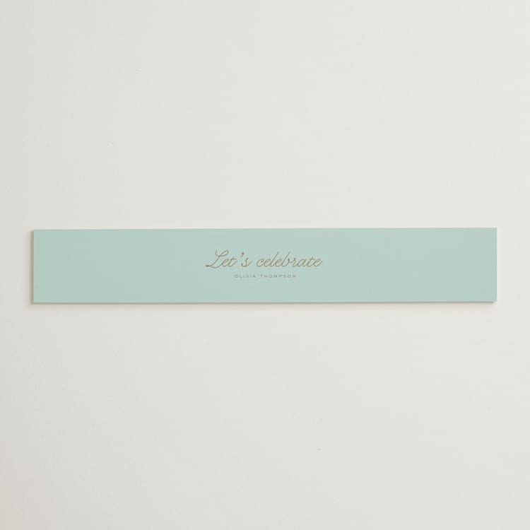 "Macaron Box" - Bridal Shower in Rose by Leia Matt - Front