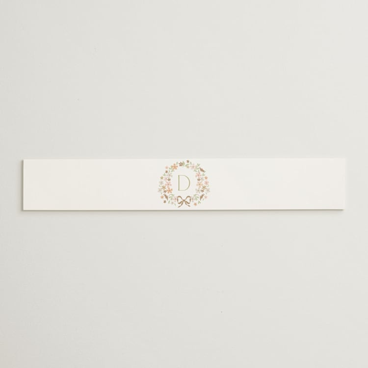 "garden monogram" - Bridal Shower in Leaf by Kristie Kern - Front