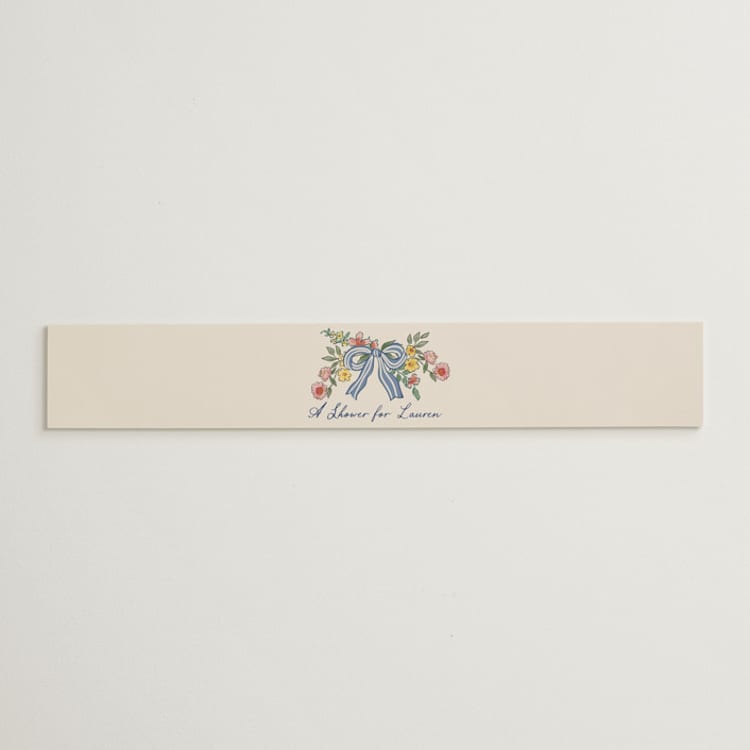 "A wedding in Low Country" - Bridal Shower in Cornflower by Chris Griffith - Front