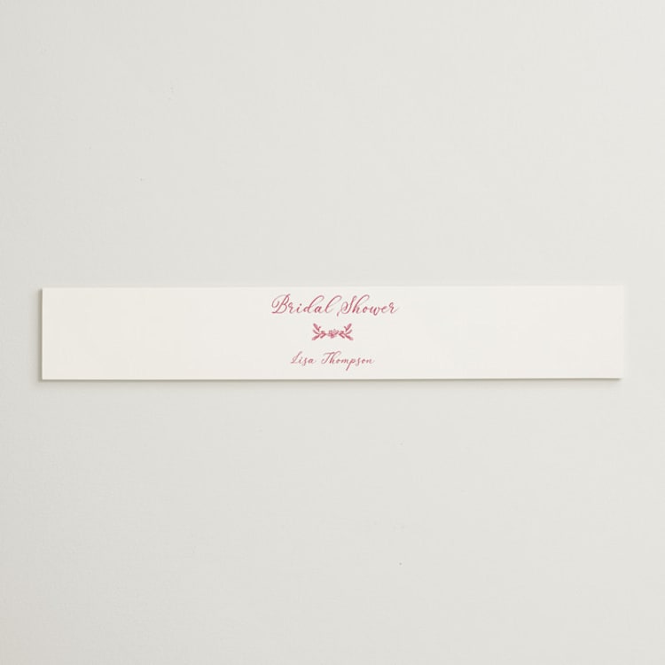 "Fun Cocktails" - Bridal Shower in Cranberry by Lucrecia Caporale - Front