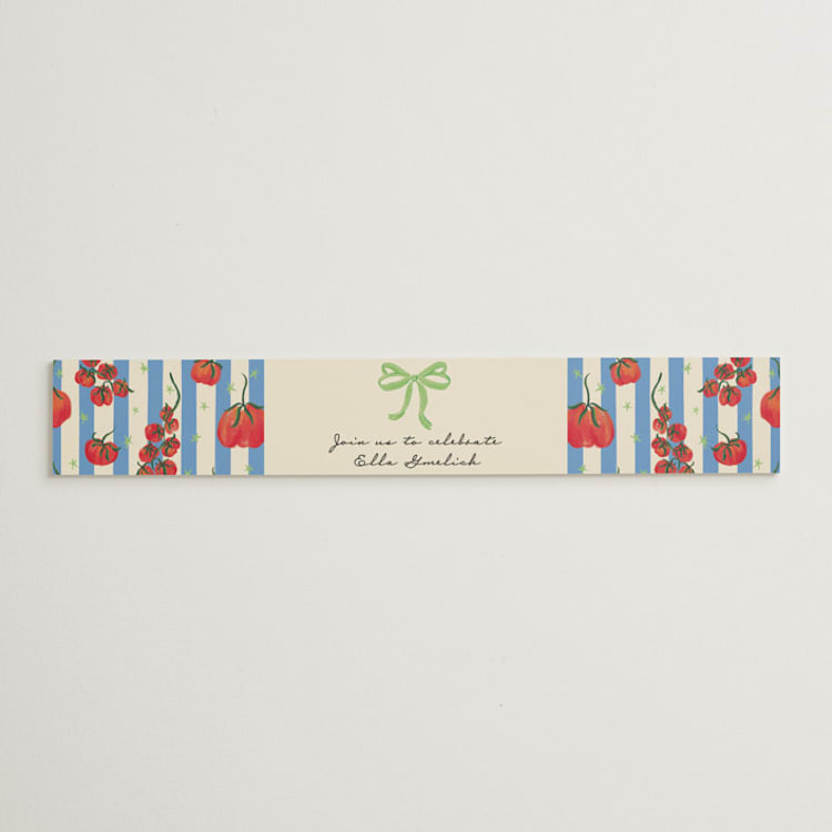 "Petit Pomodoro" - Bridal Shower in Lime by Jackie Crawford - Front
