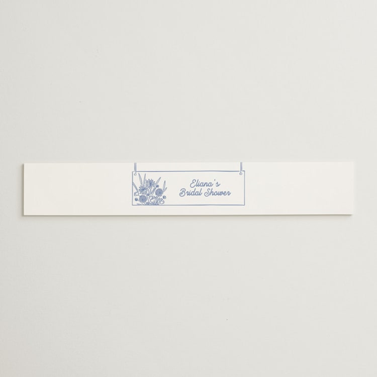"Fresh Off the Market" - Bridal Shower in Bluebird by Carolyn Kach - Front