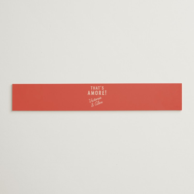 "That's Amore" - Bridal Shower in Tomato by Sherley Ferreira - Front