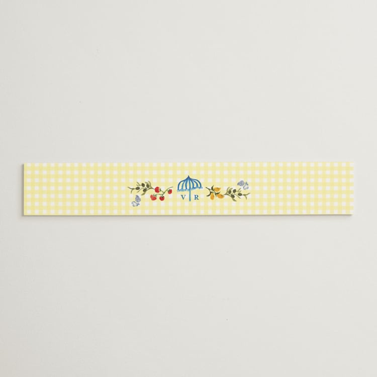 "Fresh Border" - Bridal Shower in Mediterraneo by Tamara Hilje - Front