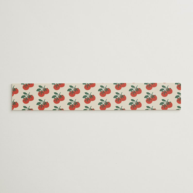 "Gingham Garden" - Bridal Shower in Tomato by Kelly Watkins - Front