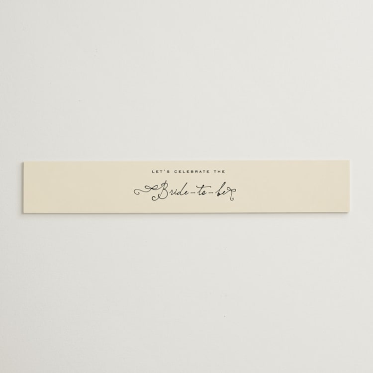 "Vintage Par-tea" - Bridal Shower in Sand by Creo Study - Front