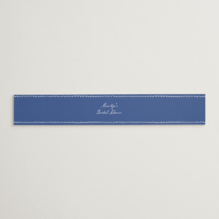 "Tea Cup Doodle" - Bridal Shower in Cobalt by Carmia C. - Front