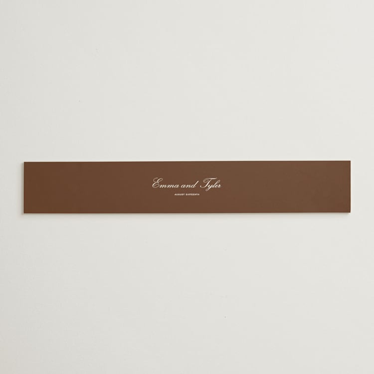 "Espresso" - Bridal Shower in Cream by Jennifer Lew - Front