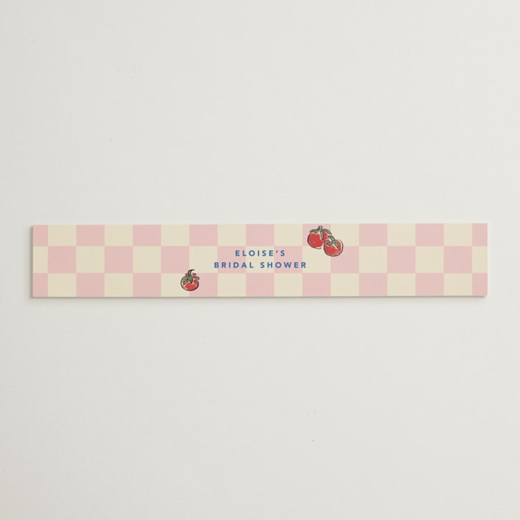 "Cena" - Bridal Shower in Peony by Creo Study - Front