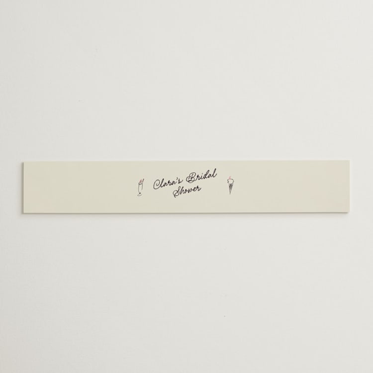 "Sweets & Treats" - Bridal Shower in Licorice by Sarah Rosenthal - Front