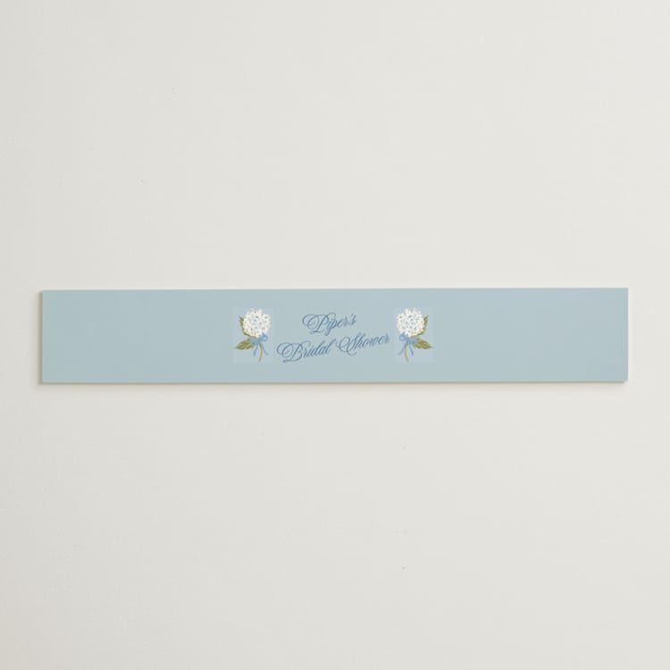 "Hydrangea bow bouquets" - Bridal Shower in Blue Bell by Jackie Crawford - Front