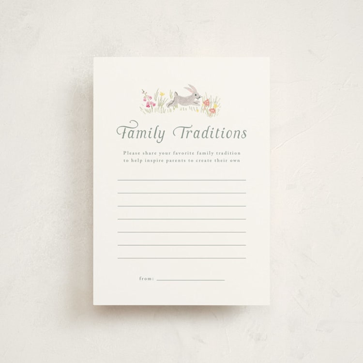 "Woodland Welcome" - Baby Shower Invitations in Meadow by Petra Kern - Front