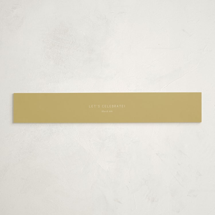 "Baby Makes Three" - Baby Shower Belly Bands in Cream by Kiersten Garner - Front