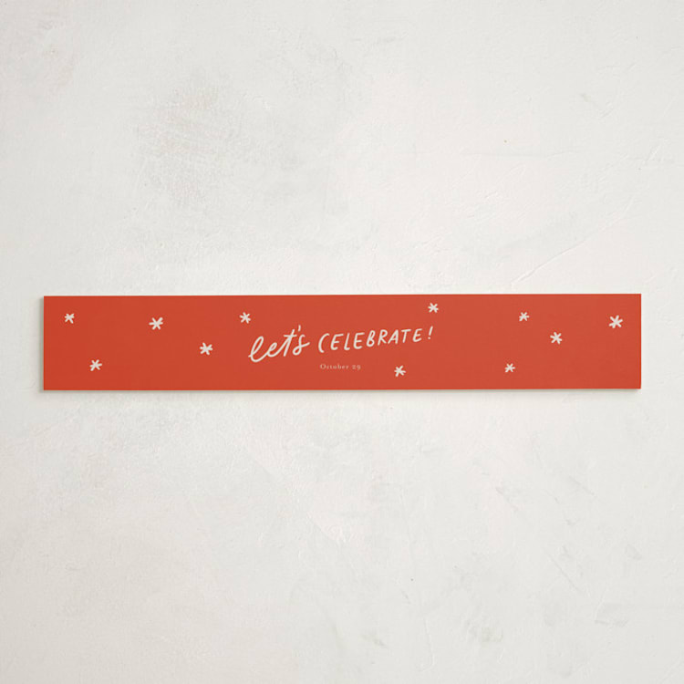 "Sprinkle Love And Joy" - Baby Shower Belly Bands in Sorbet by Abbigail Lim - Front