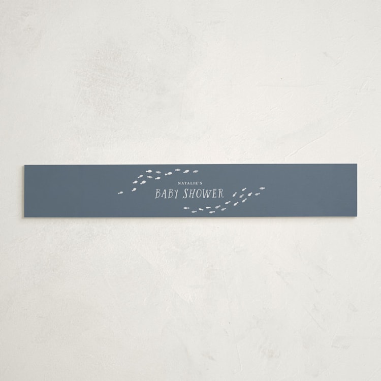 "Ocean Love" - Baby Shower Belly Bands in Ocean by Monika Torun - Front