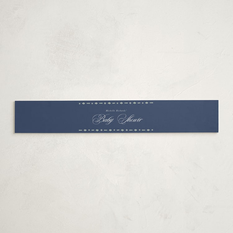 "woodland cars" - Baby Shower Belly Bands in Navy by Vivian Yiwing - Front
